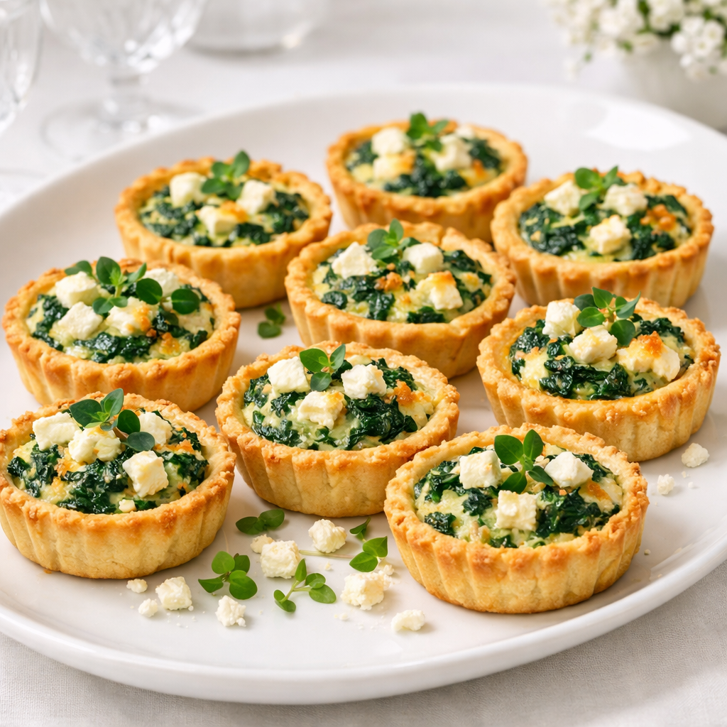 Mini Spinach Quiches